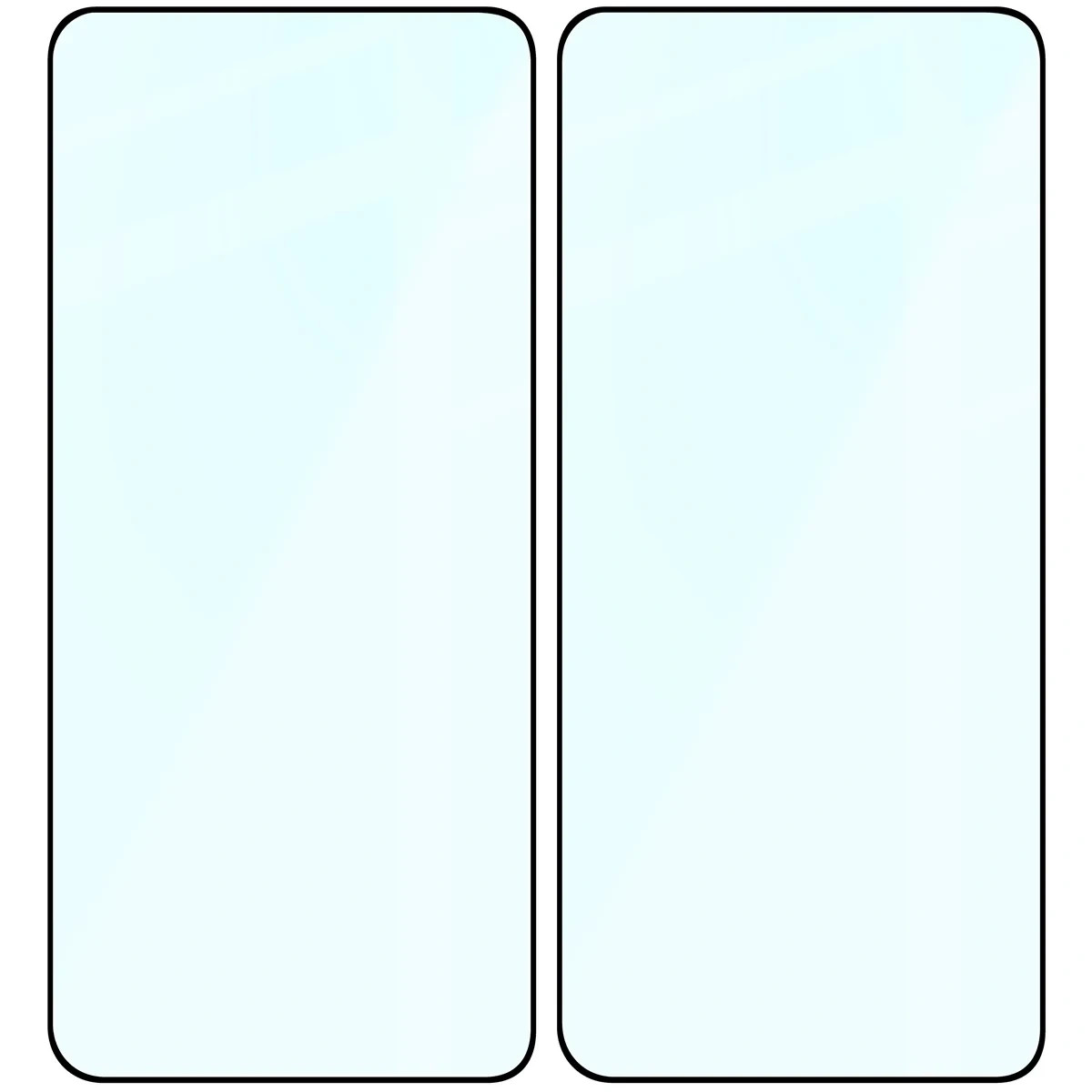 Ochranné sklo Bizon Glass Edge Duo Vivo X300 Ultra, black frame [2 PACK]