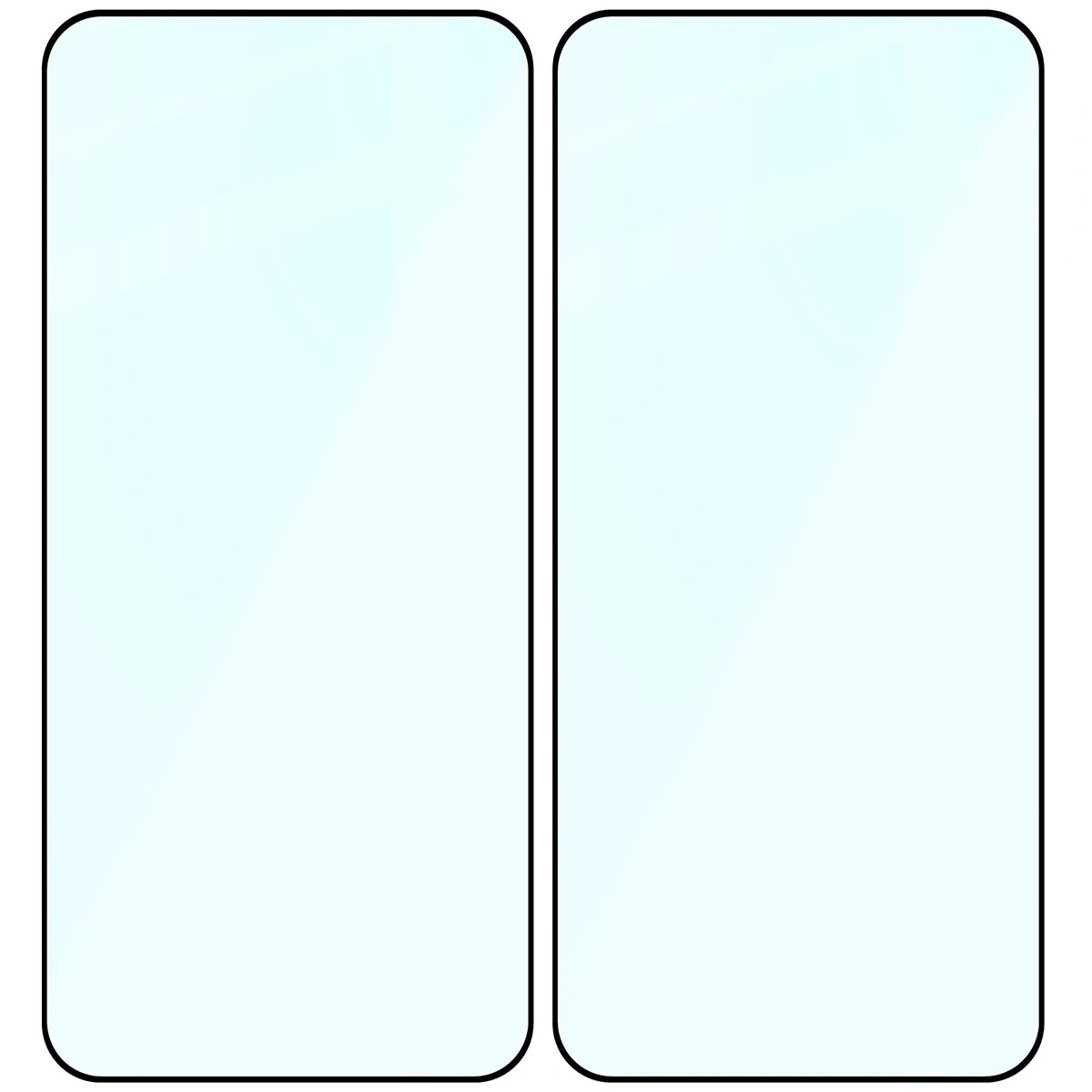 Ochranné sklo Bizon Glass Edge Duo Xiaomi 15T / 15T Pro, black frame [2 PACK]