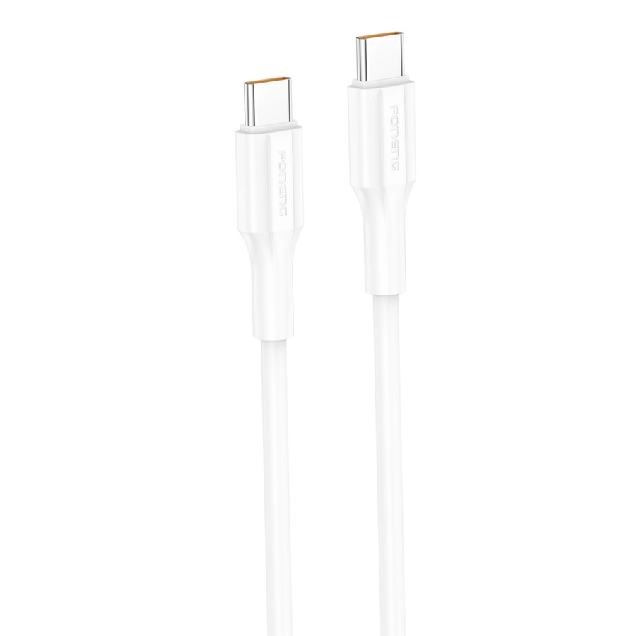 FONENG XS01 USB-C / USB-C Cable PD 60W 1m, white