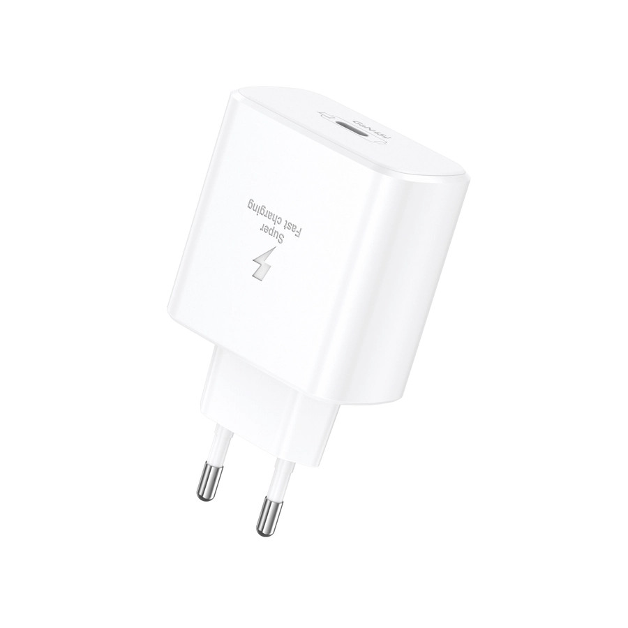Síťová nabíječka FONENG EU62  GaN PD 45W USB-C, white