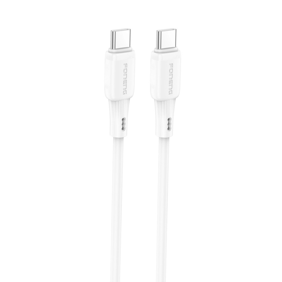 FONENG X120 USB-C / USB-C Cable PD 100W 1m, white