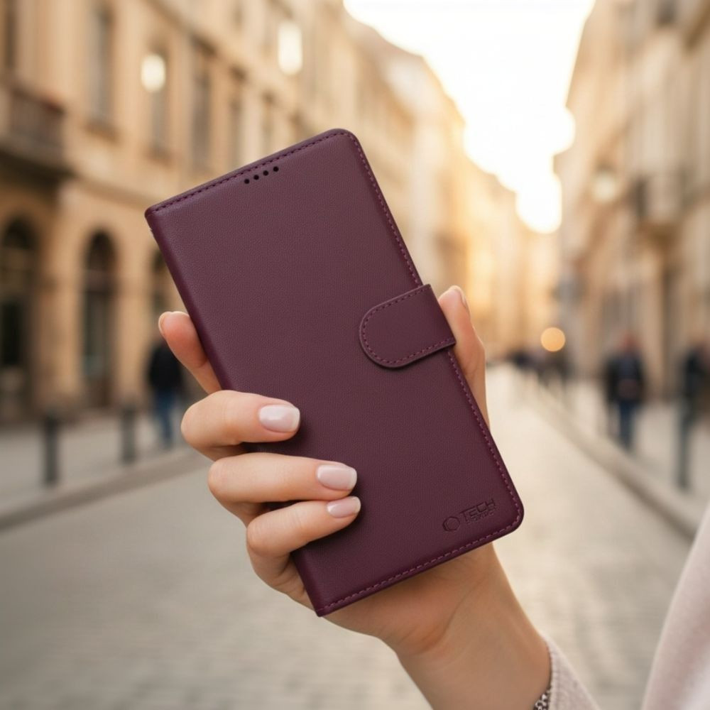 Knížkové pouzdro Tech-Protect Wallet Samsung Galaxy A27 5G Mulberry