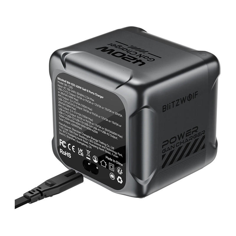 Síťová nabíječka Blitzwolf BW-S33 420W Charger, 8 ports