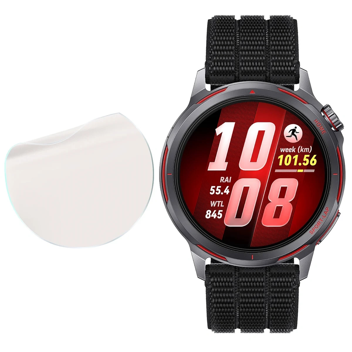 Kryt Bizon Watch Film Matte Duo Huawei Watch GT Runner 2 [2 PACK]
