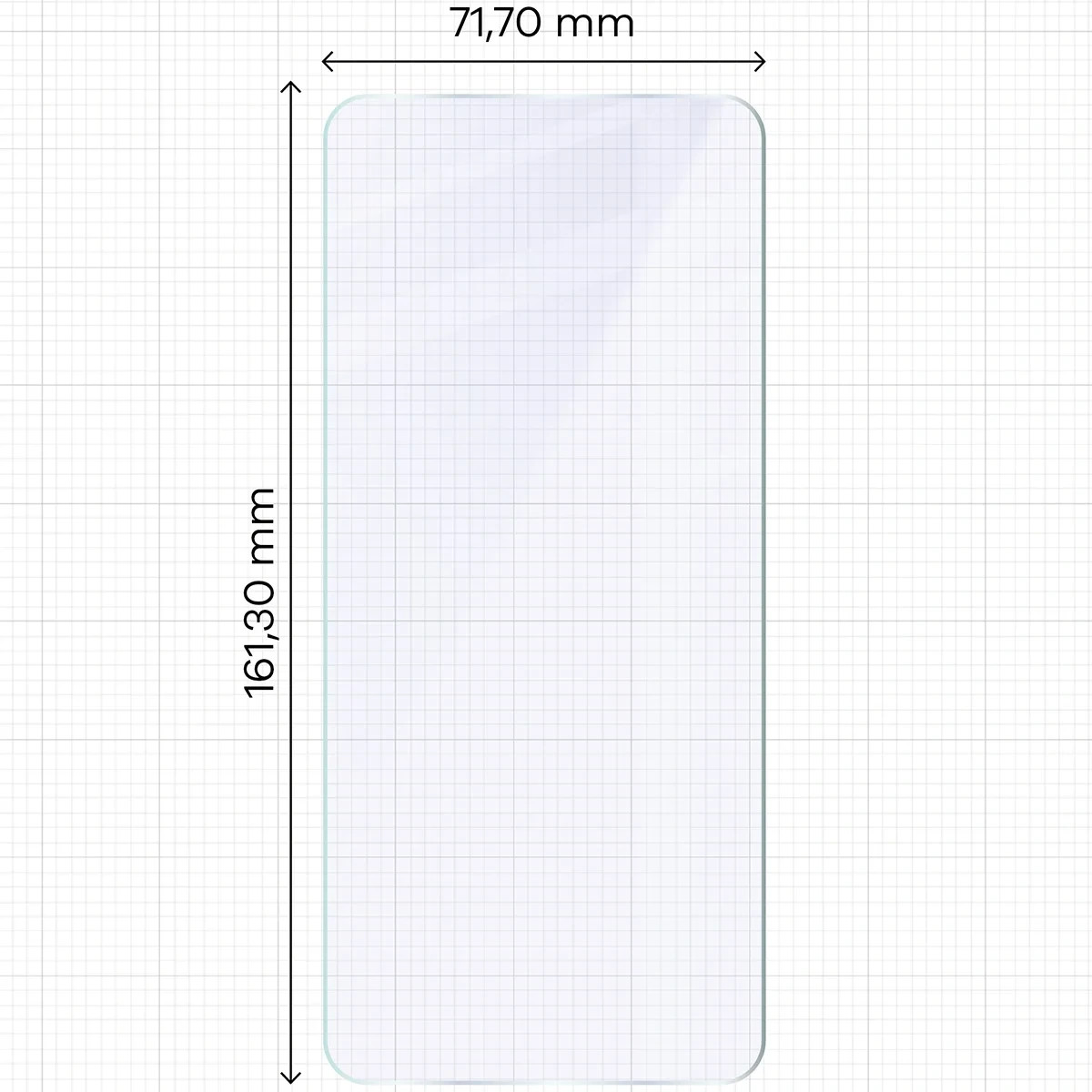 Ochranné sklo Bizon Hybrid Mule Duo Motorola Moto G17 Power [2 PACK]