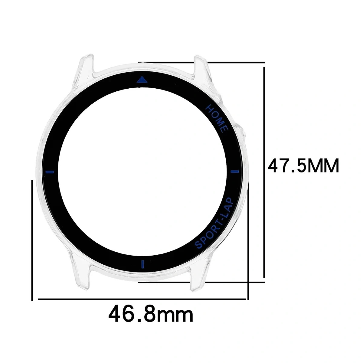 Kryt Bizon Case Watch Adamo Huawei Watch GT Runner 2, transparent blue