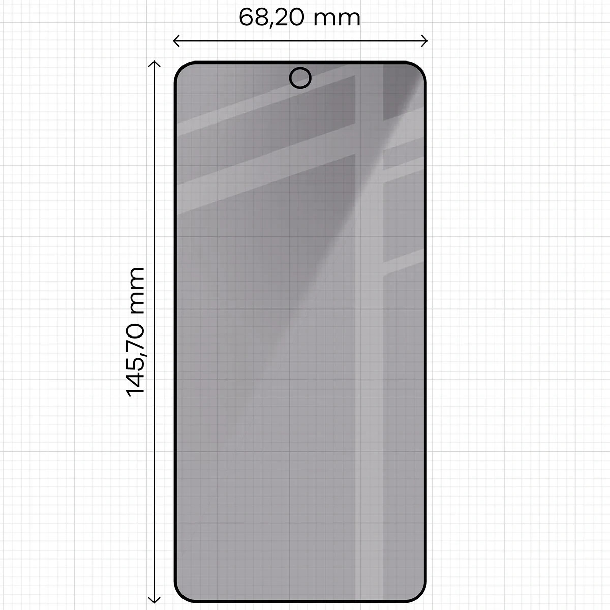 Ochranné sklo Bizon Glass Aplikator Shadow Samsung Galaxy S26 [2 PACK]