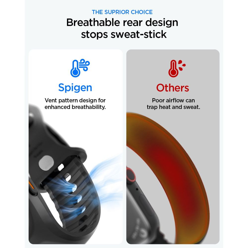 Spigen Liquid Air Pro Apple Watch Ultra 1 / 2 / 3 49mm Black