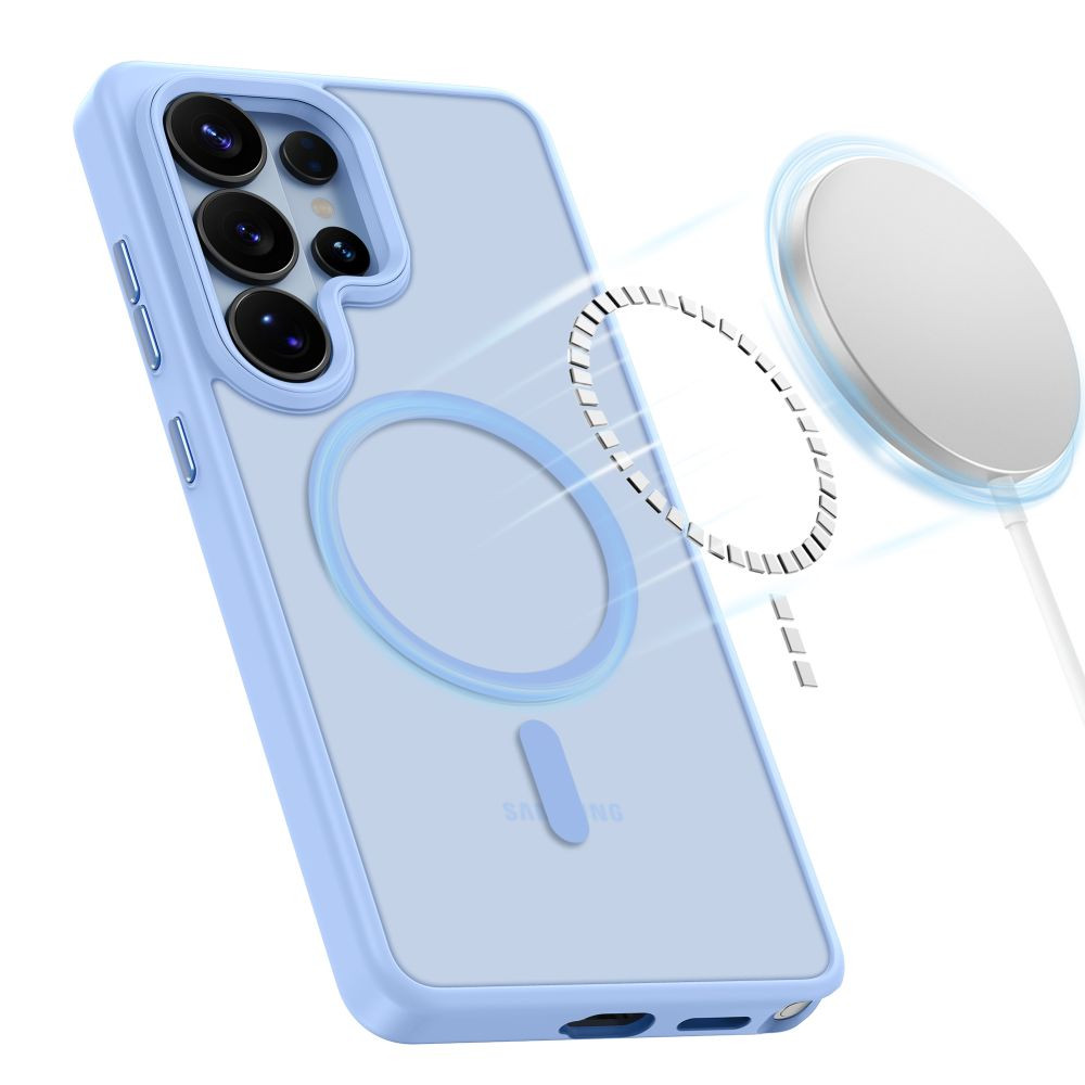 Kryt Tech-Protect Magmat MagSafe Samsung Galaxy S26 Ultra Matte Sky Blue