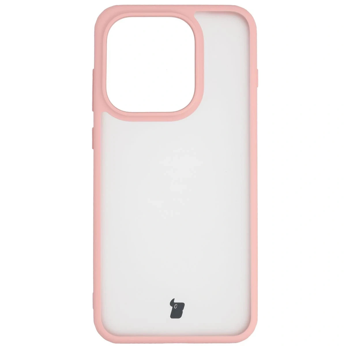 Kryt Bizon Angelo Pack Oppo Find X9, semi-transparent with a light pink frame