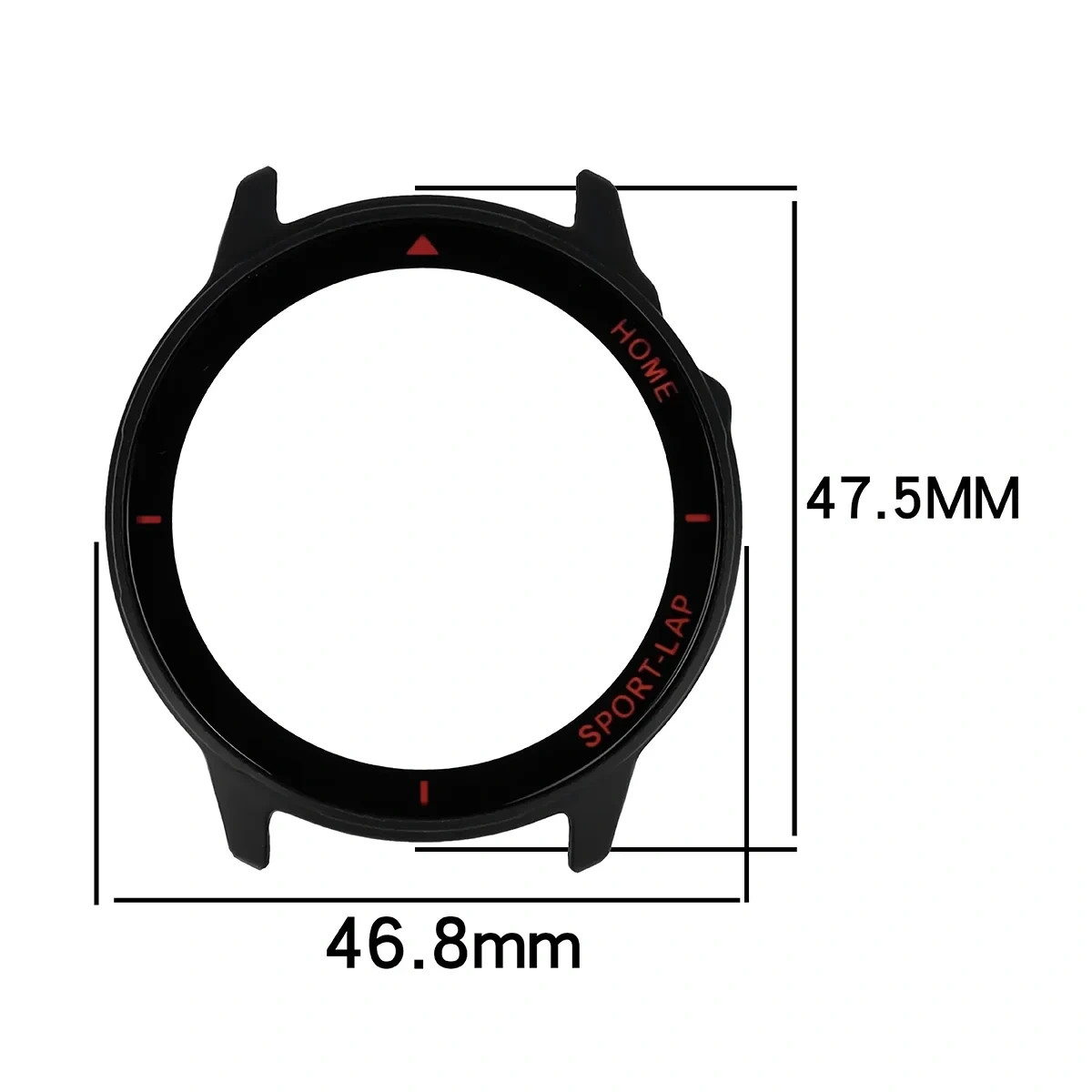 Kryt Bizon Case Watch Adamo Huawei Watch GT Runner 2, matte black-red