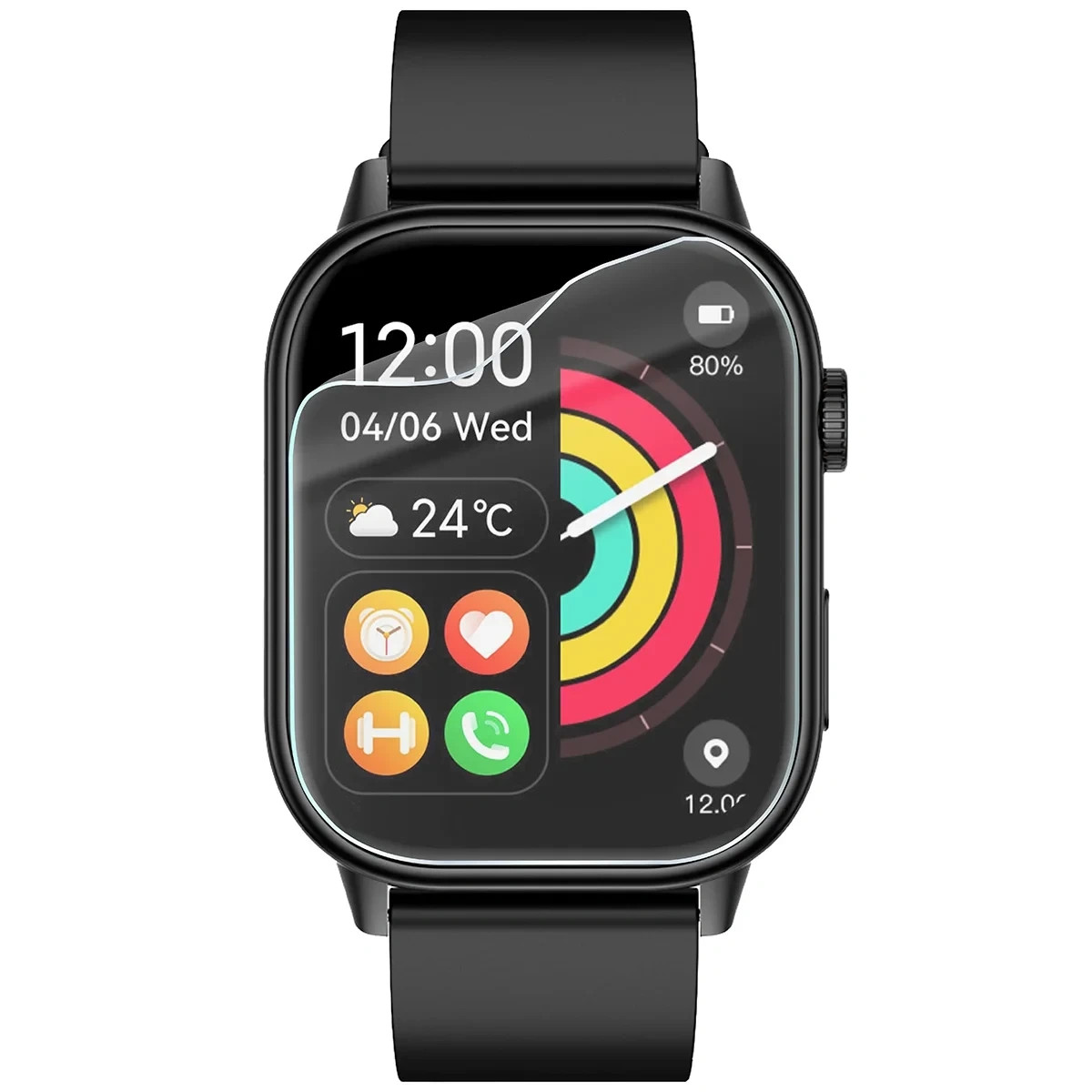 Kryt Bizon Watch Film HydroFlex JG Smart QX17 [3 PACK]