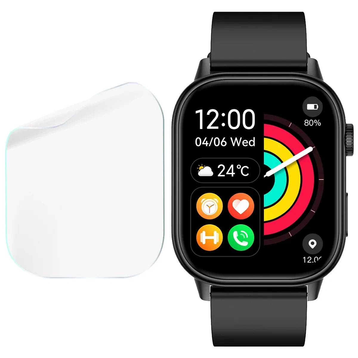 Kryt Bizon Watch Film HydroFlex JG Smart QX17 [3 PACK]