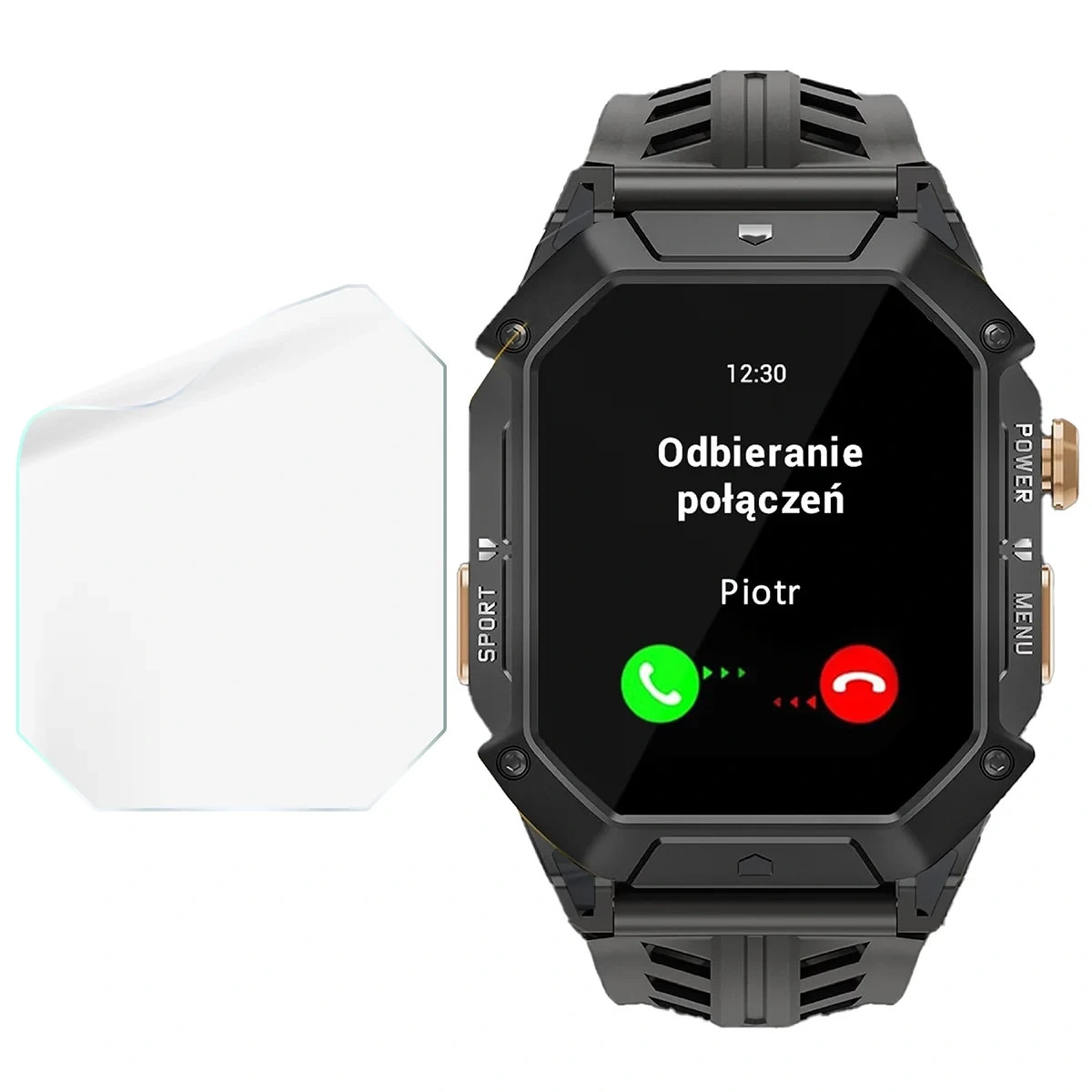 Ochranná fólie Bizon Watch Film HydroFlex JG Smart JGS-X1 [3 PACK]