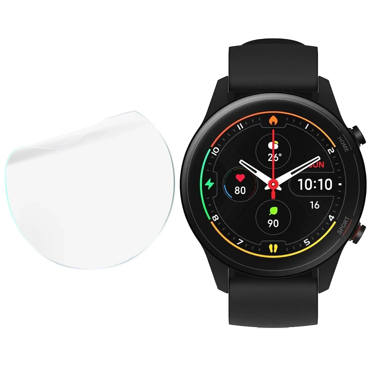 Kryt Bizon Watch Film HydroFlex Xiaomi Mi Watch [3 PACK]