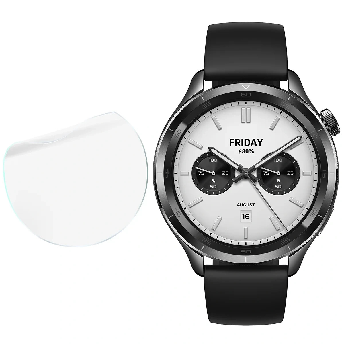 Kryt Bizon Watch Film HydroFlex Xiaomi Watch S4 41 mm [3 PACK]