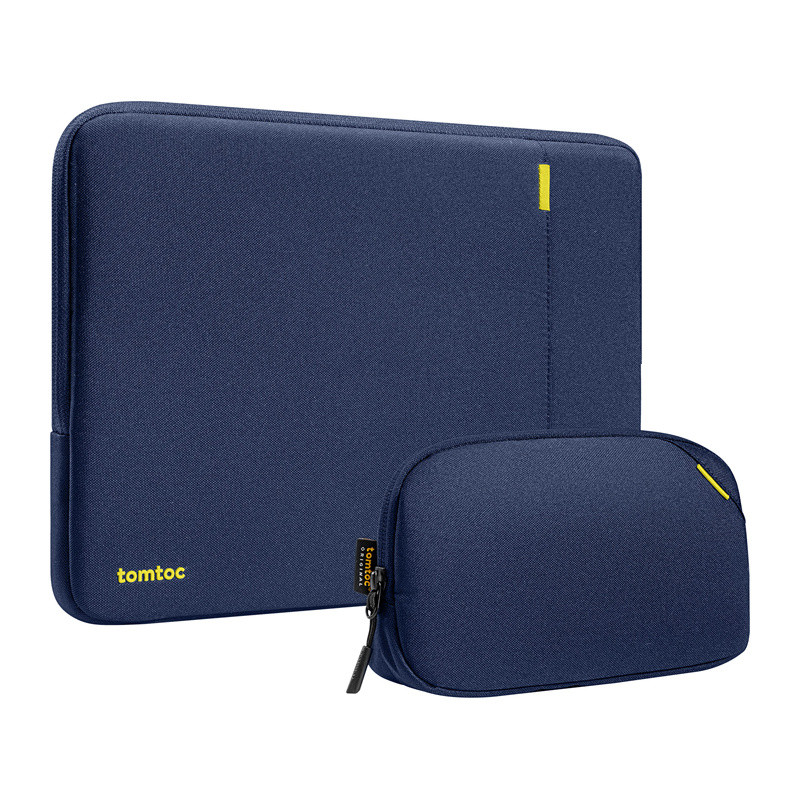 Kryt TOMTOC Defender-A13 Laptop Sleeve Set + 14'' Case (navy blue)