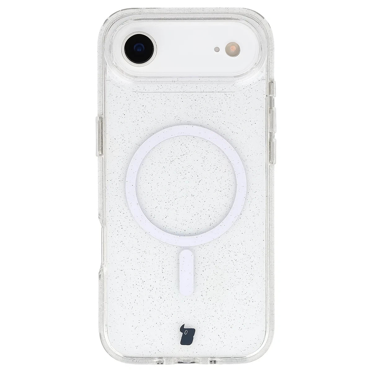 Kryt Bizon Case SparklO Magnetic Apple iPhone Air, transparent with glitter