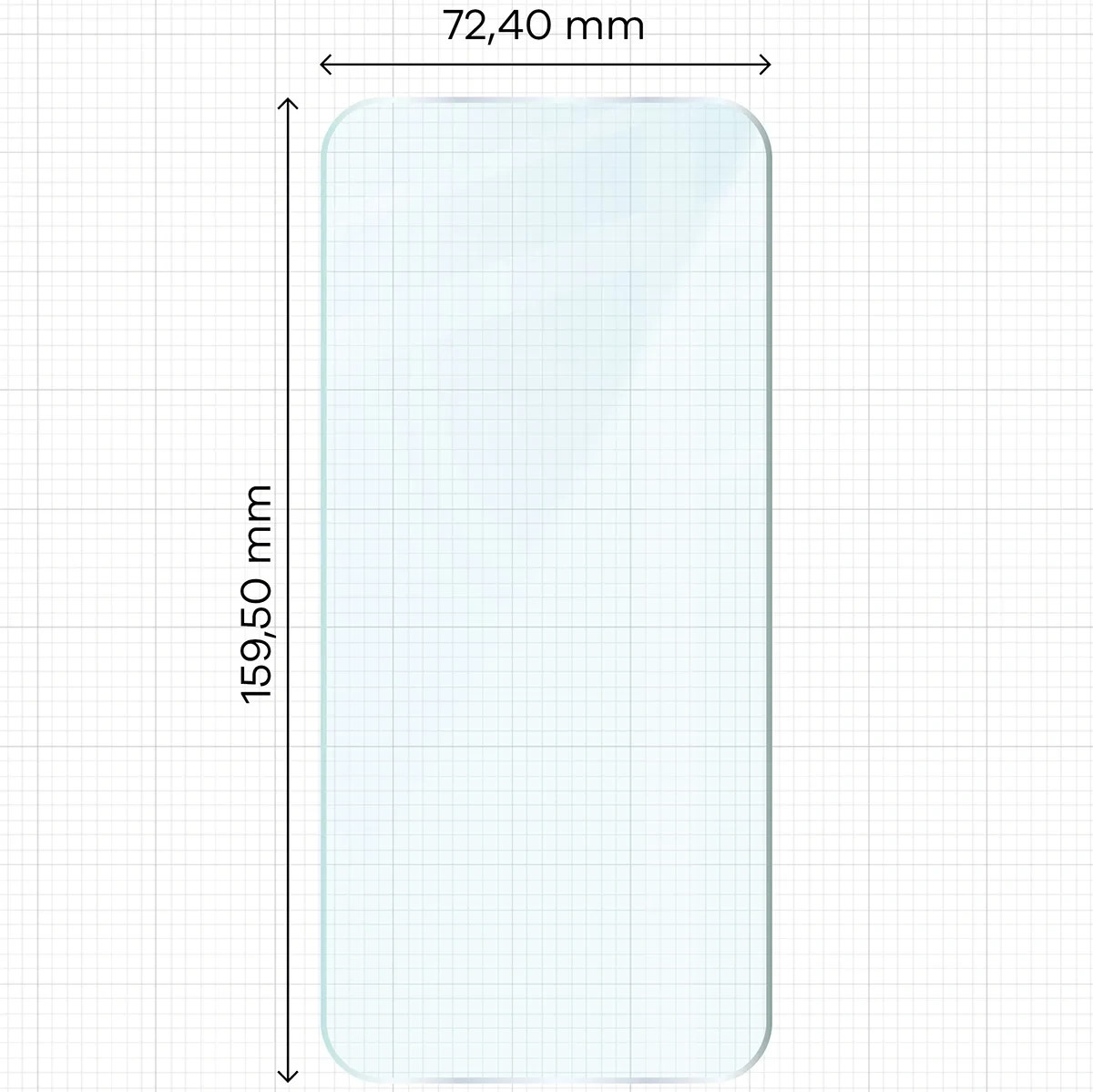 Ochranné sklo Bizon Glass Clear Vivo V70 FE 5G
