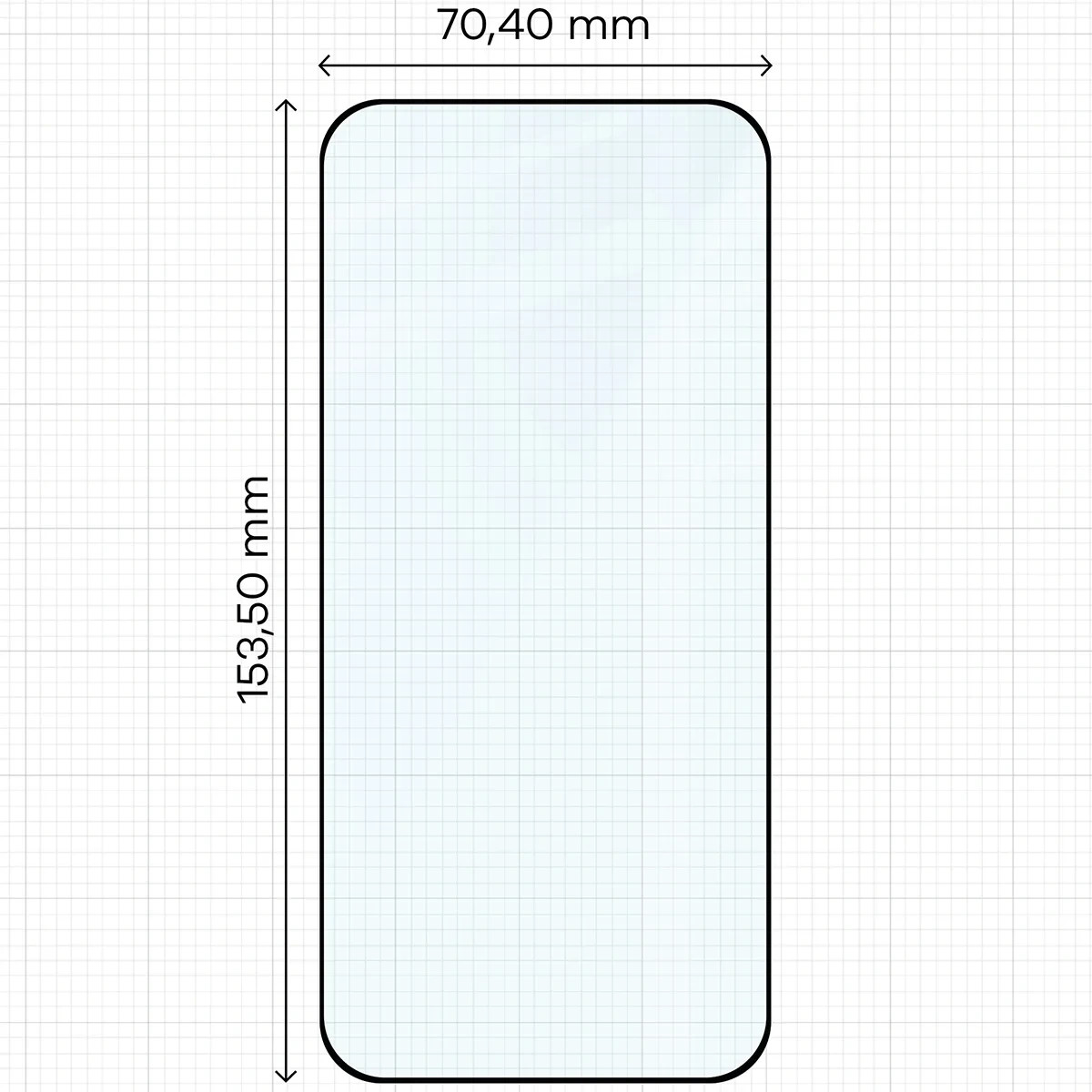Ochranné sklo Bizon Glass Edge Vivo V70 5G, black frame