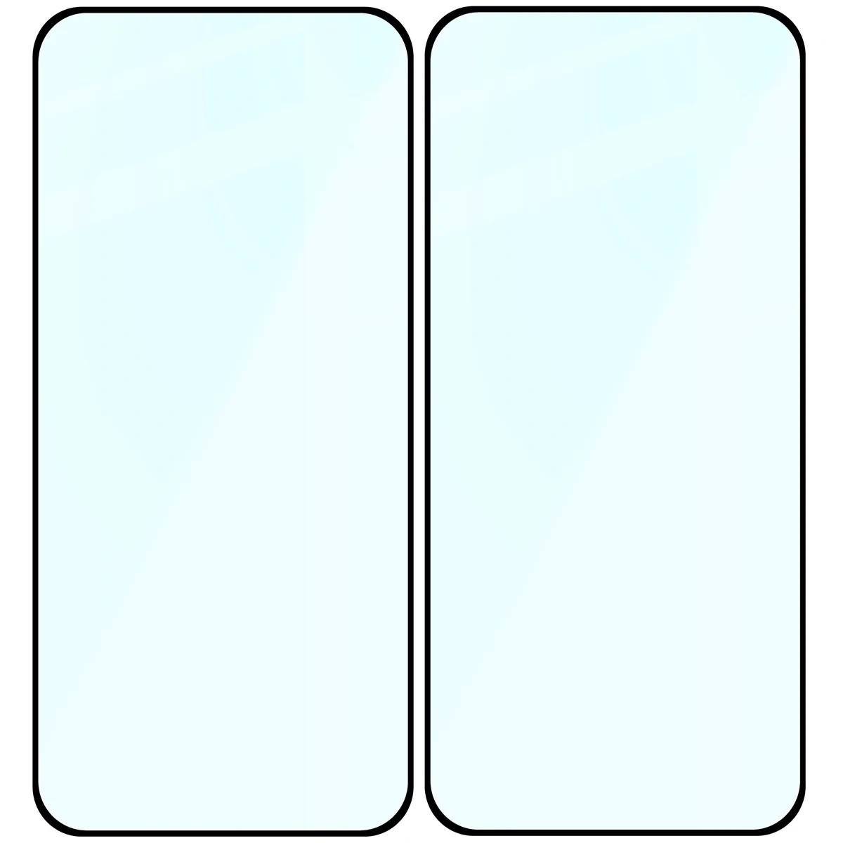 Ochranné sklo Bizon Glass Edge Duo Honor 600 Lite 5G, black frame [2 PACK]