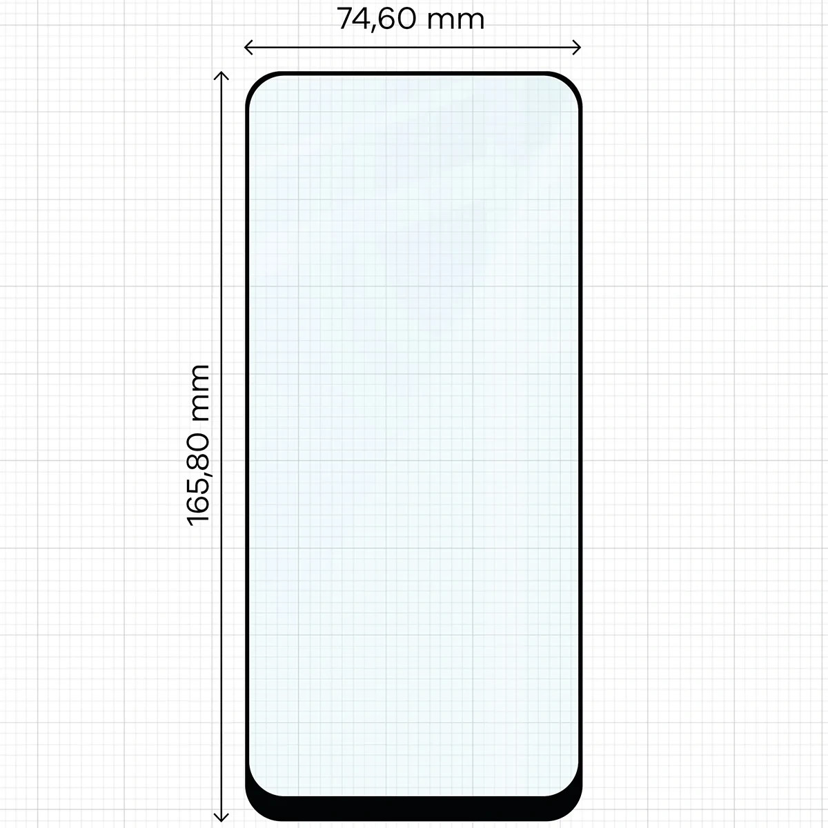 Ochranné sklo Bizon Glass Edge Duo Xiaomi Redmi A7 Pro 4G, black frame [2 PACK]