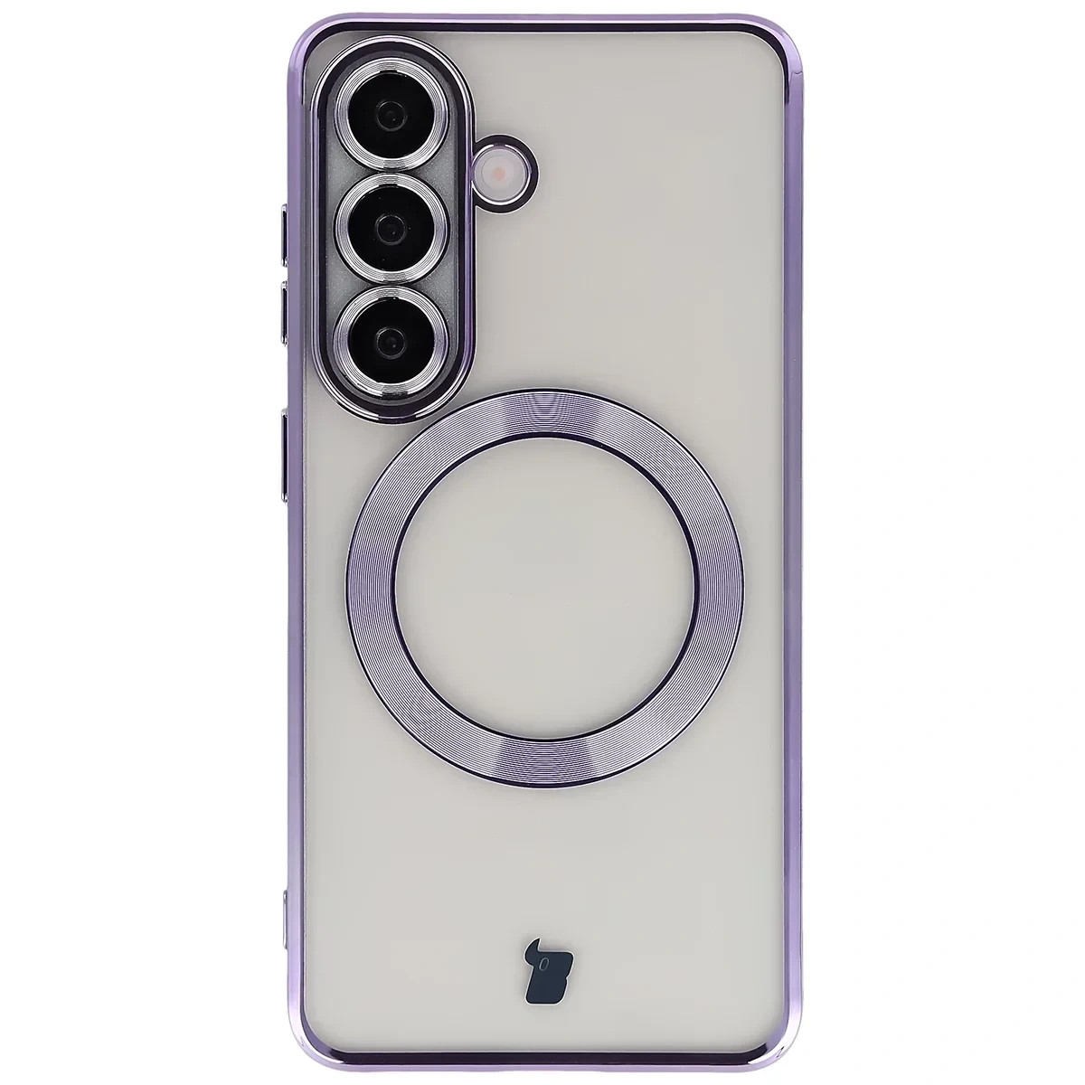 Kryt Bizon Case GuardO Magnetic Samsung Galaxy S26, transparent-purple