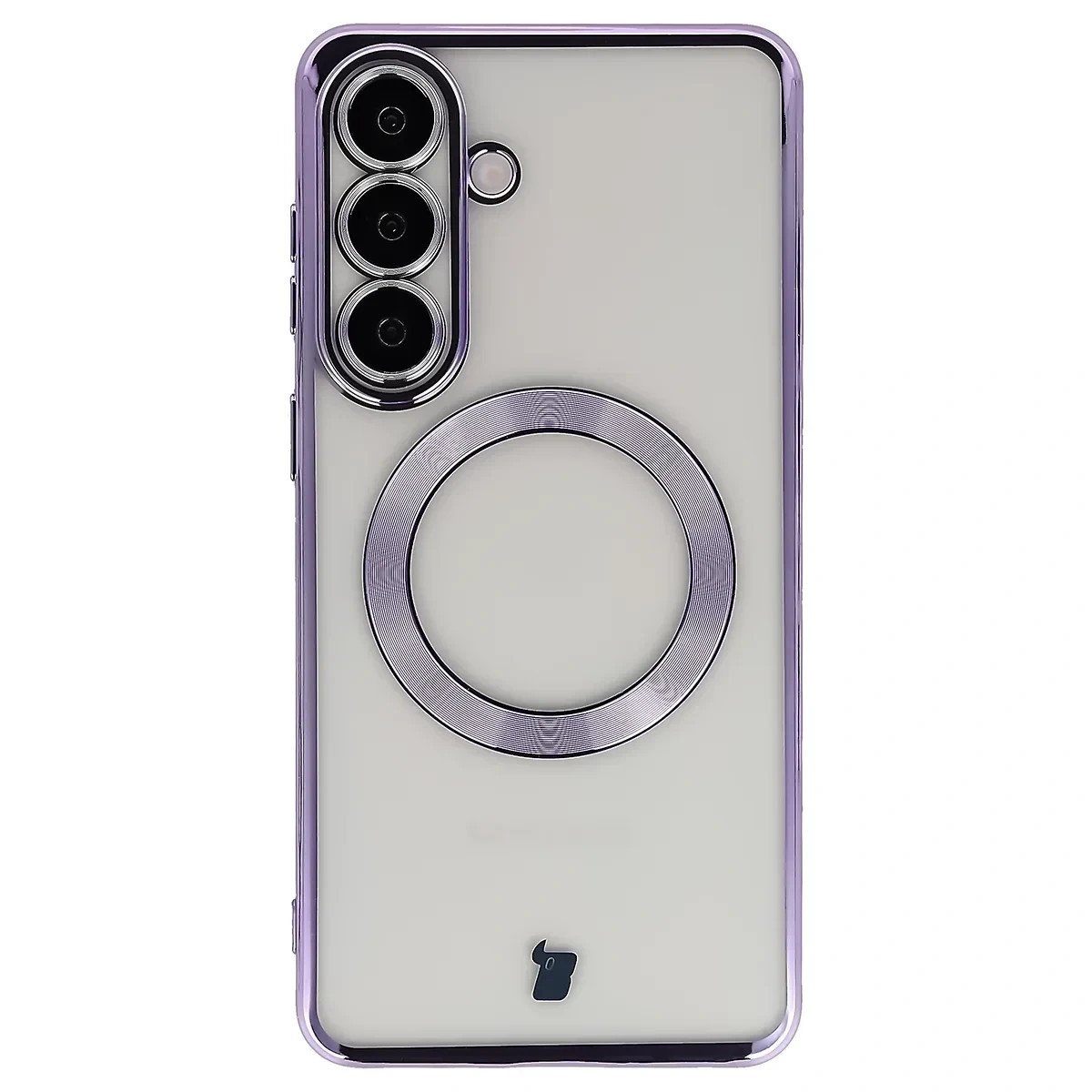 Kryt Bizon Case GuardO Magnetic Samsung Galaxy S26 Plus, transparent-purple