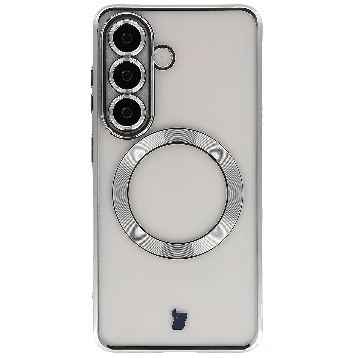Kryt Bizon Case GuardO Magnetic Samsung Galaxy S26, transparent-silver