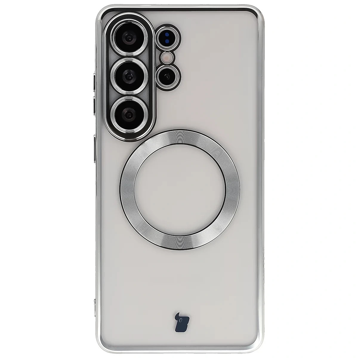 Kryt Bizon Case GuardO Magnetic Samsung Galaxy S26 Ultra, transparent-silver