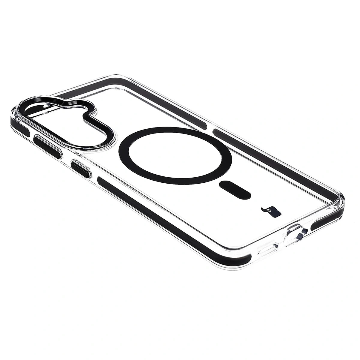 Kryt Bizon Case Marco Magnetic Samsung Galaxy S26 Plus, transparent with a black frame