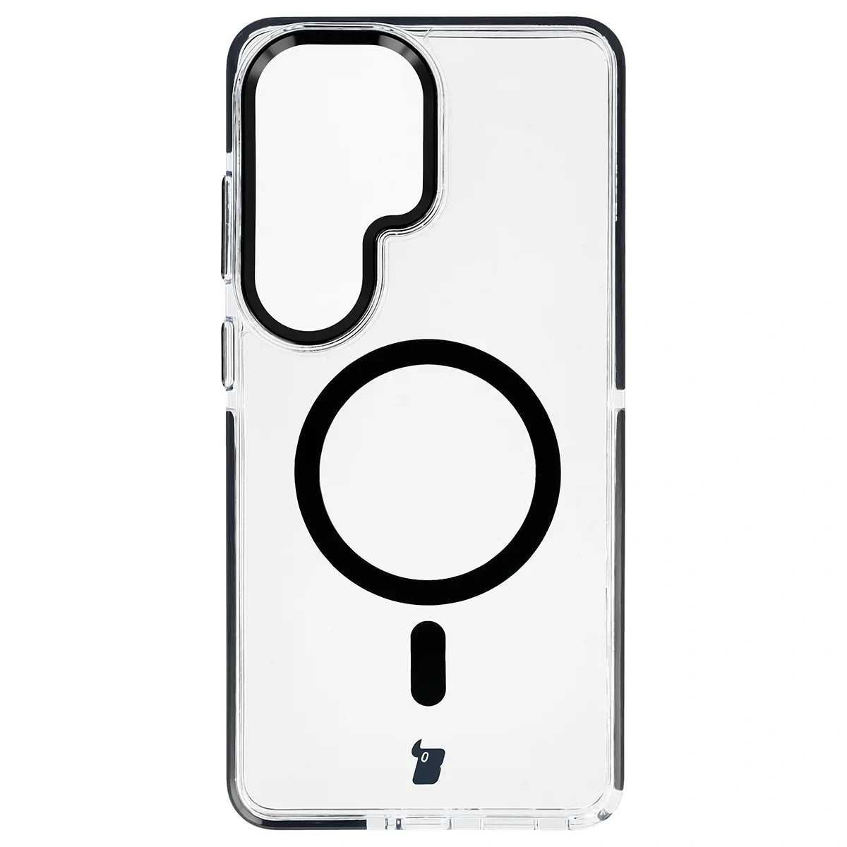 Kryt Bizon Case Marco Magnetic Samsung Galaxy S26 Ultra, transparent with a black frame