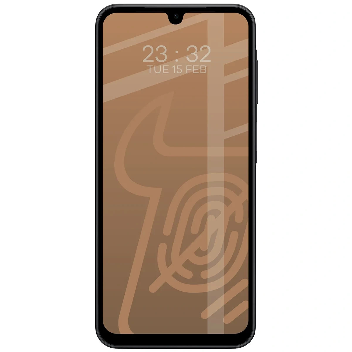 Ochranné sklo Bizon Glass Matte Duo Samsung Galaxy A17 5G, black frame [2 PACK]