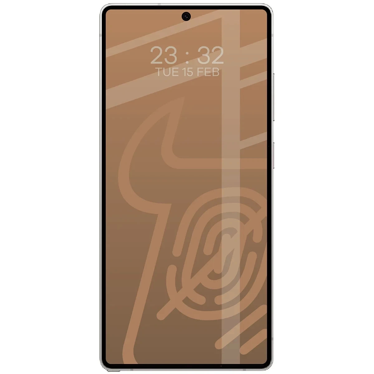 Ochranné sklo Bizon Glass Matte Duo Samsung Galaxy S25 Ultra, black frame [2 PACK]