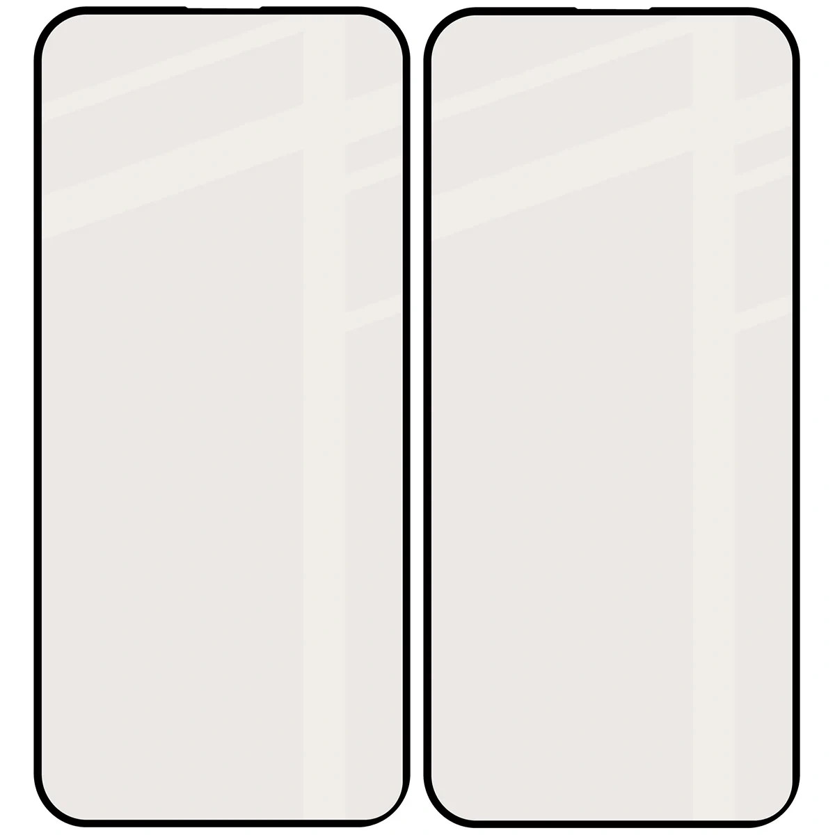 Ochranné sklo Bizon Glass Matte Duo Apple iPhone 15 Pro Max, black frame [2 PACK]