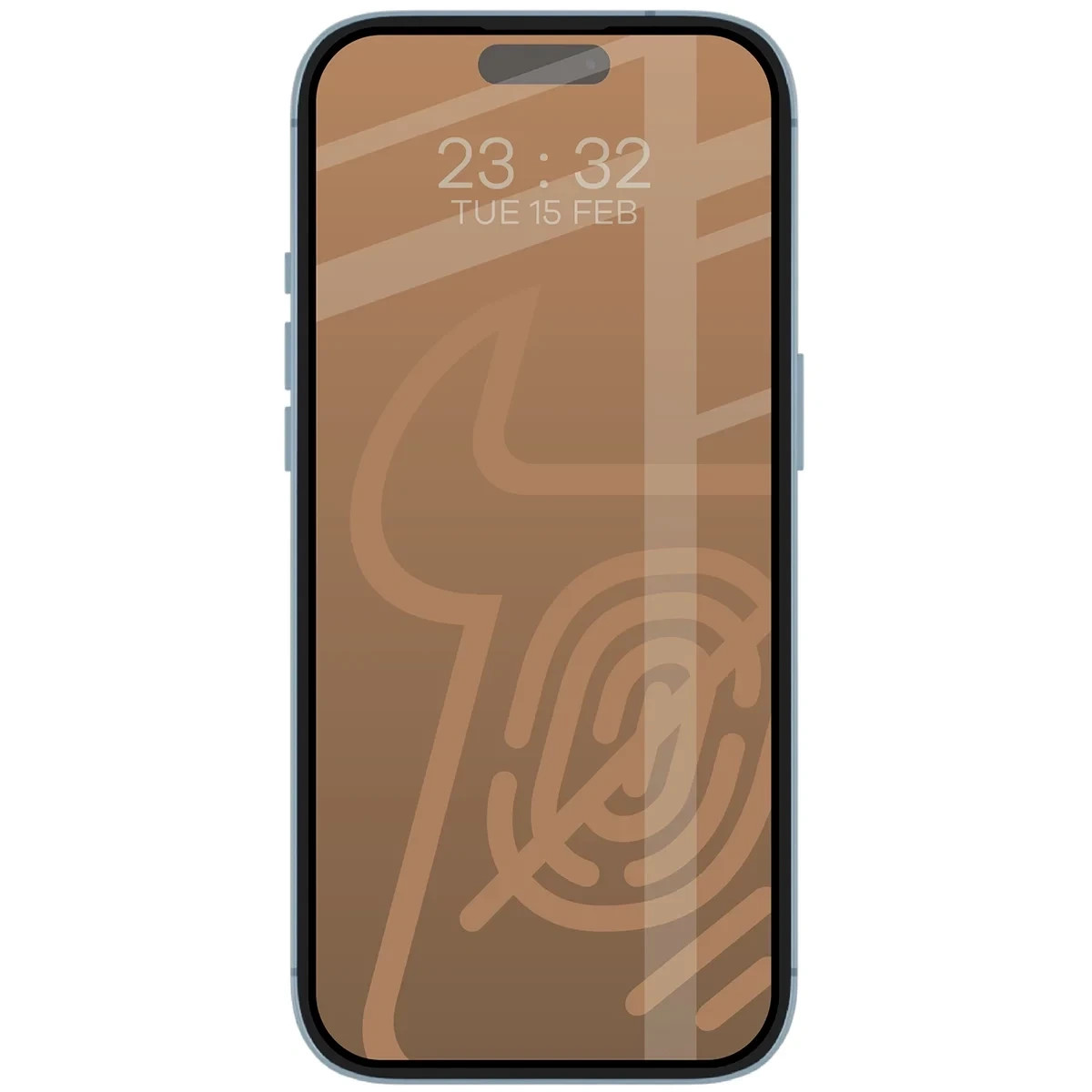 Ochranné sklo Bizon Glass Matte Duo Apple iPhone Air, black frame [2 PACK]