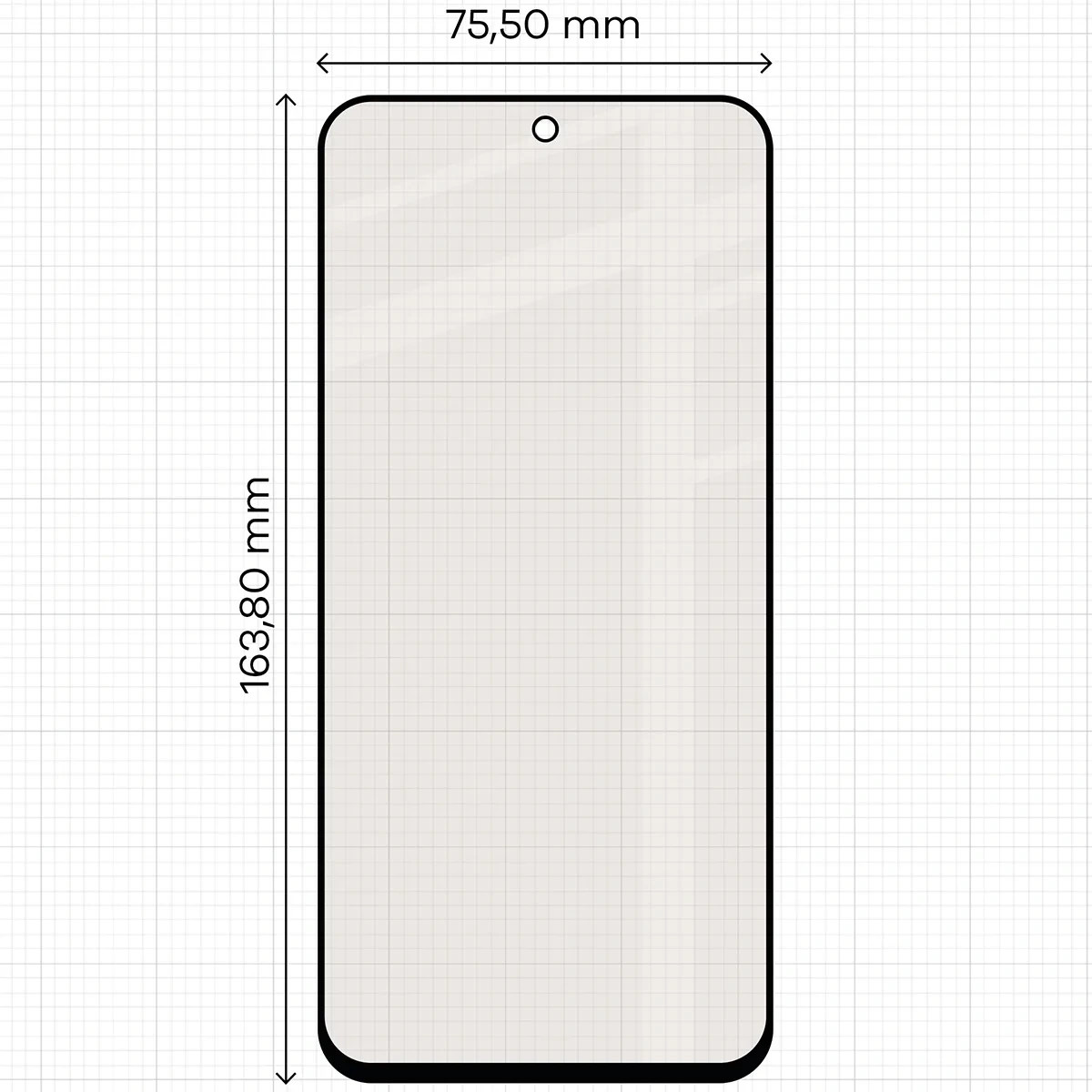 Ochranné sklo Bizon Glass Matte Duo Xiaomi Redmi 15 4G / 5G, black frame [2 PACK]
