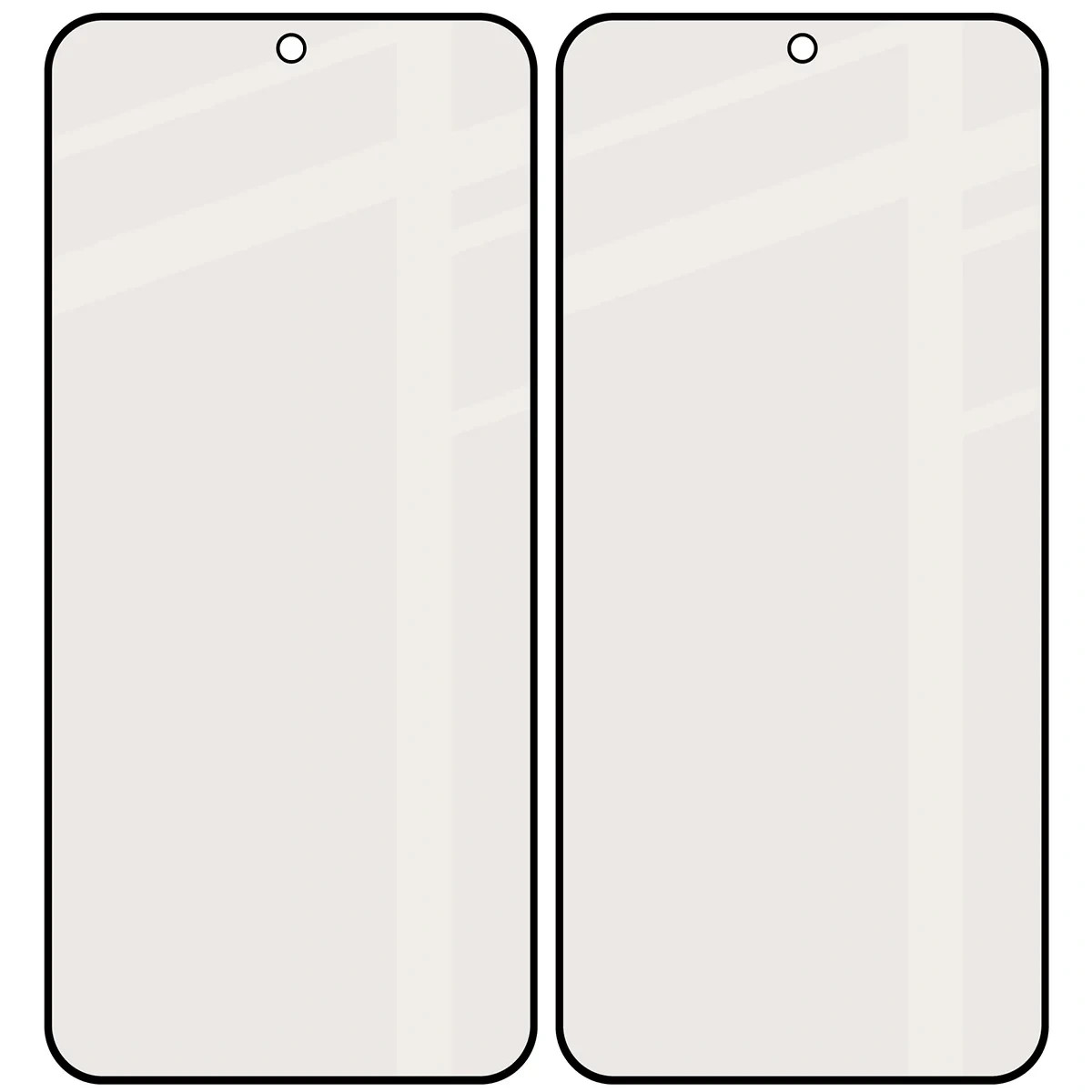 Ochranné sklo Bizon Glass Matte Duo Xiaomi Redmi Note 15 Pro 5G, black frame [2 PACK]