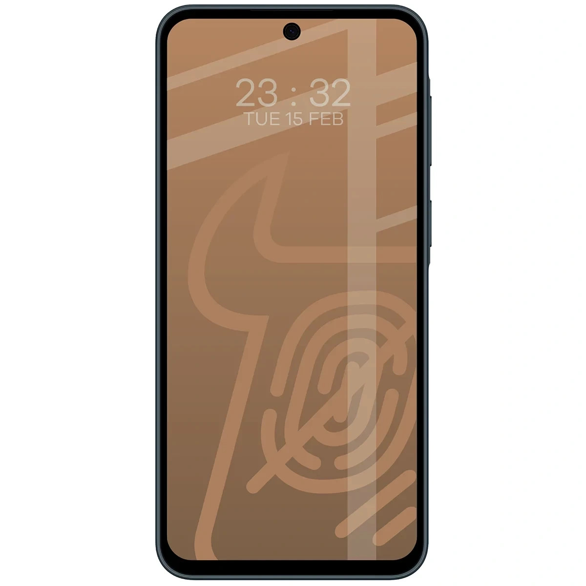 Ochranné sklo Bizon Glass Matte Samsung Galaxy A37 5G, black frame