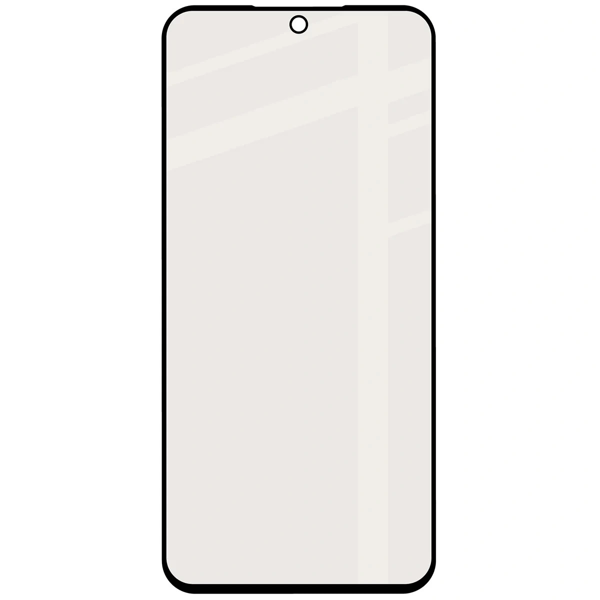 Ochranné sklo Bizon Glass Matte Samsung Galaxy A37 5G, black frame