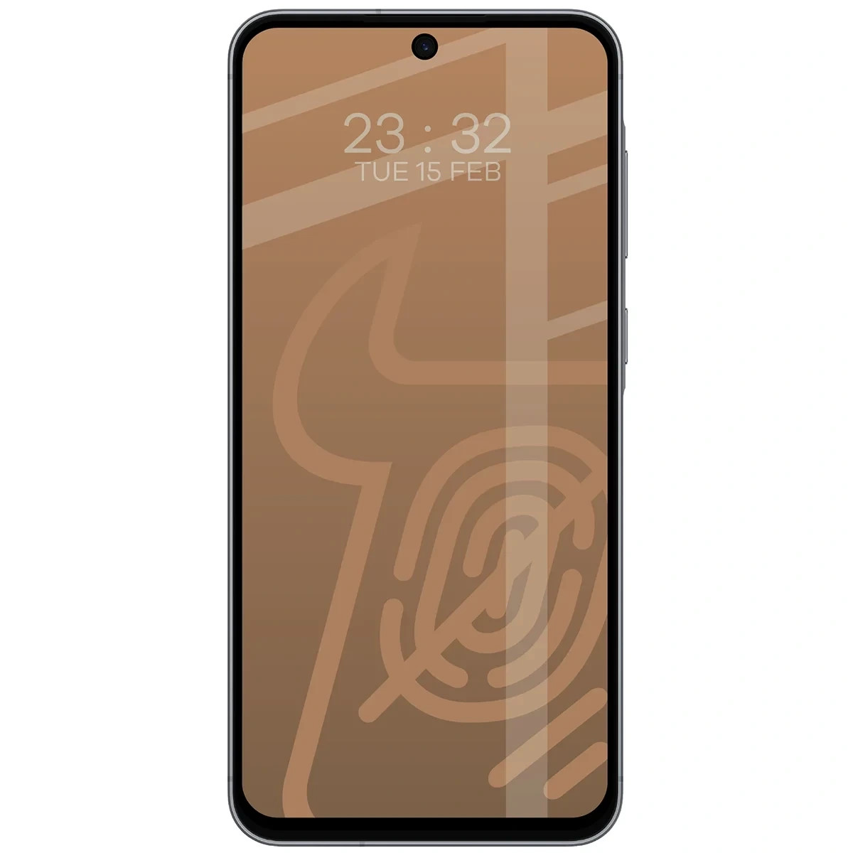 Ochranné sklo Bizon Glass Matte Samsung Galaxy A56 5G, black frame