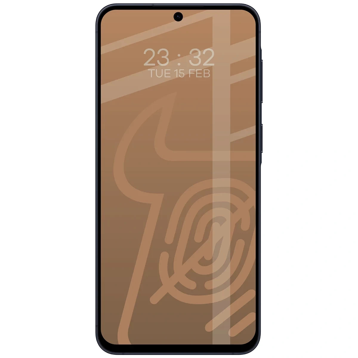 Ochranné sklo Bizon Glass Matte Samsung Galaxy A57 5G, black frame