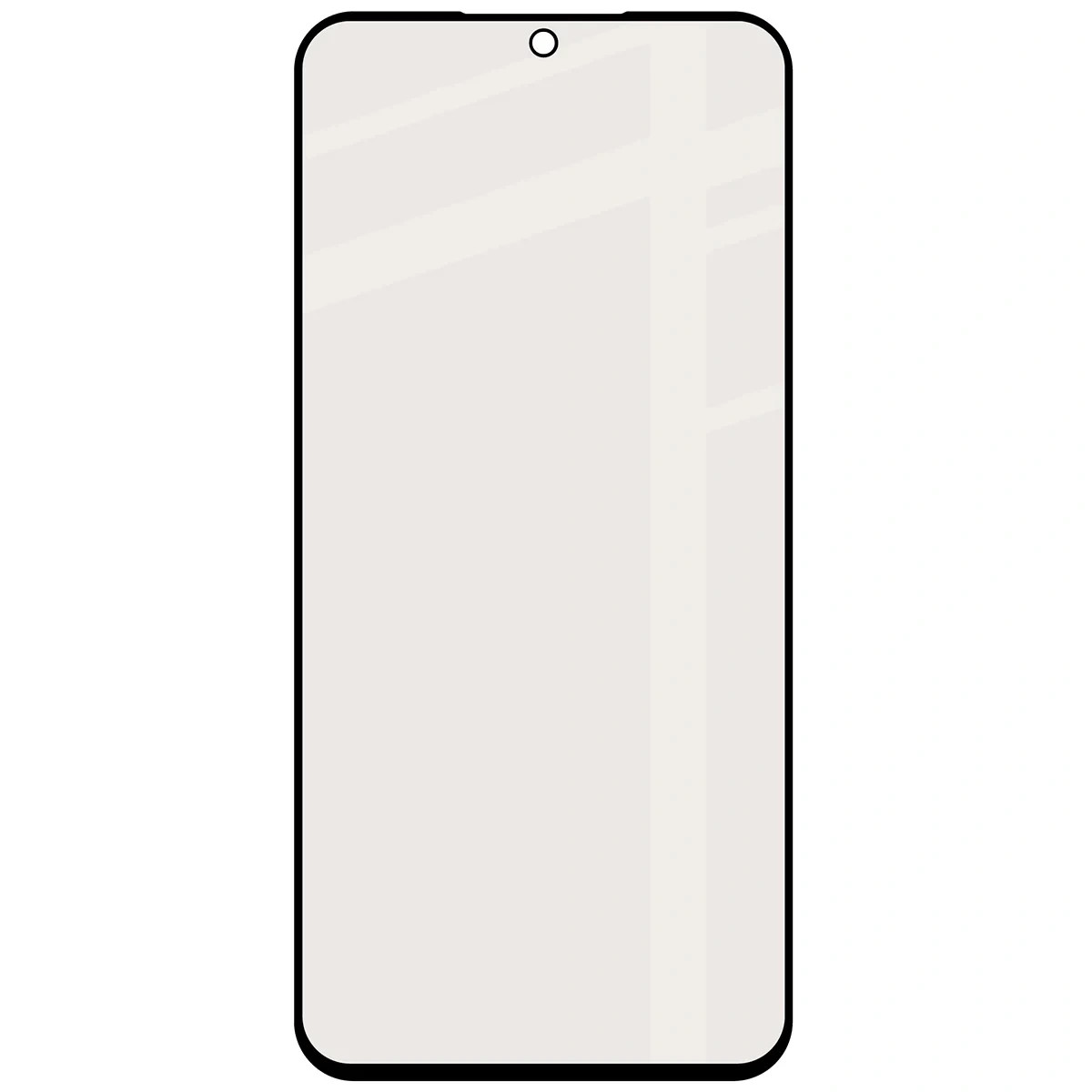 Ochranné sklo Bizon Glass Matte Samsung Galaxy A57 5G, black frame
