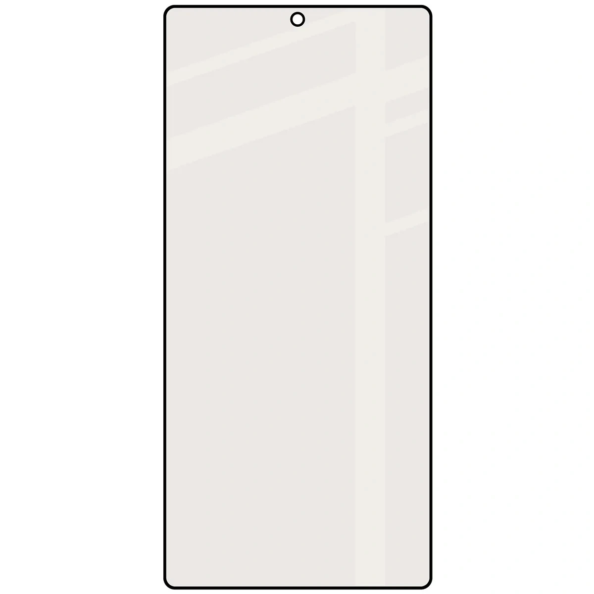 Ochranné sklo Bizon Glass Matte Samsung Galaxy S25 Ultra, black frame