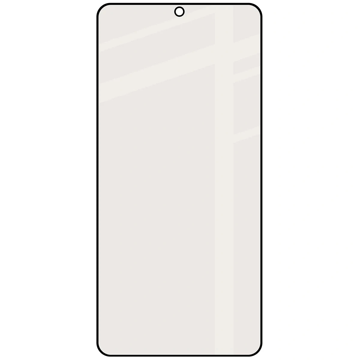 Ochranné sklo Bizon Glass Matte Samsung Galaxy S26, black frame