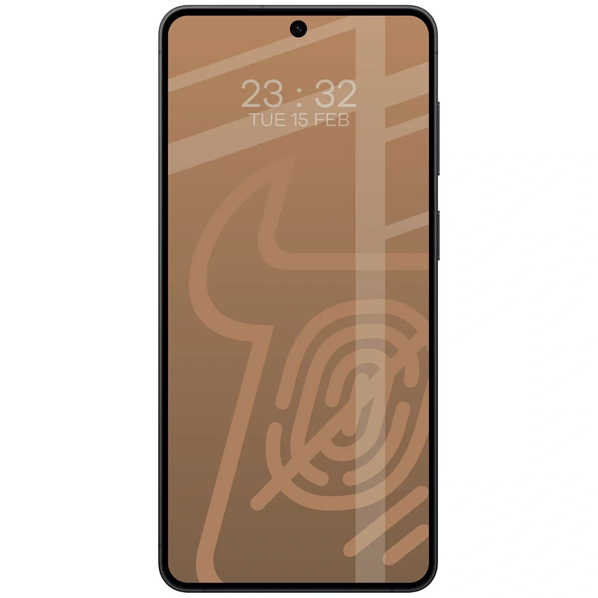 Ochranné sklo Bizon Glass Matte Samsung Galaxy S26 Plus / S25 Edge, black frame
