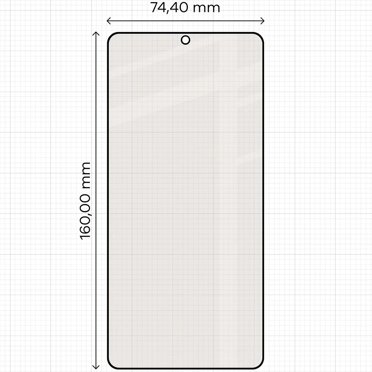 Ochranné sklo Bizon Glass Matte Samsung Galaxy S26 Ultra, black frame