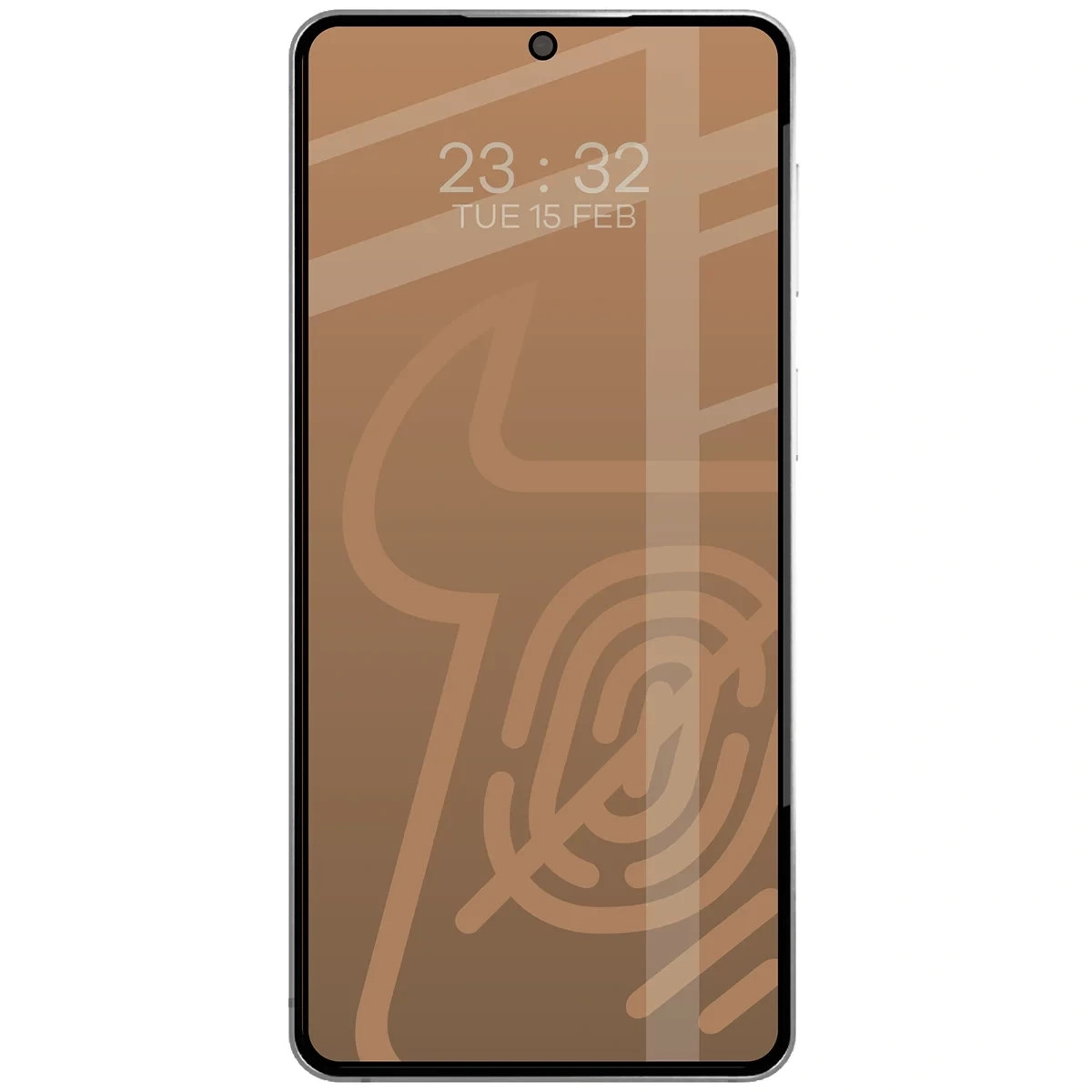 Ochranné sklo Bizon Glass Matte Samsung Galaxy S26 Ultra, black frame