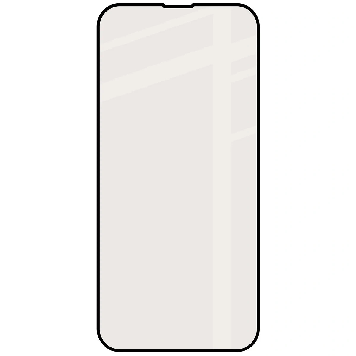 Ochranné sklo Bizon Glass Matte Apple iPhone 17e / 16e / 14 / 13 Pro / 13, black frame