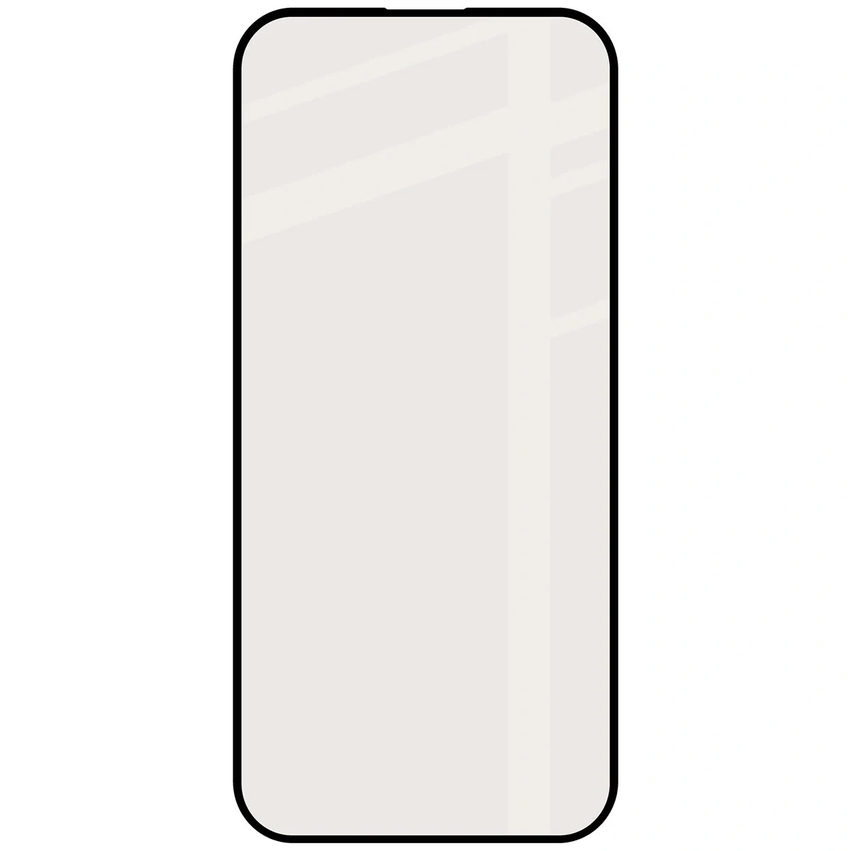 Ochranné sklo Bizon Glass Matte Apple iPhone 15 / 16, black frame